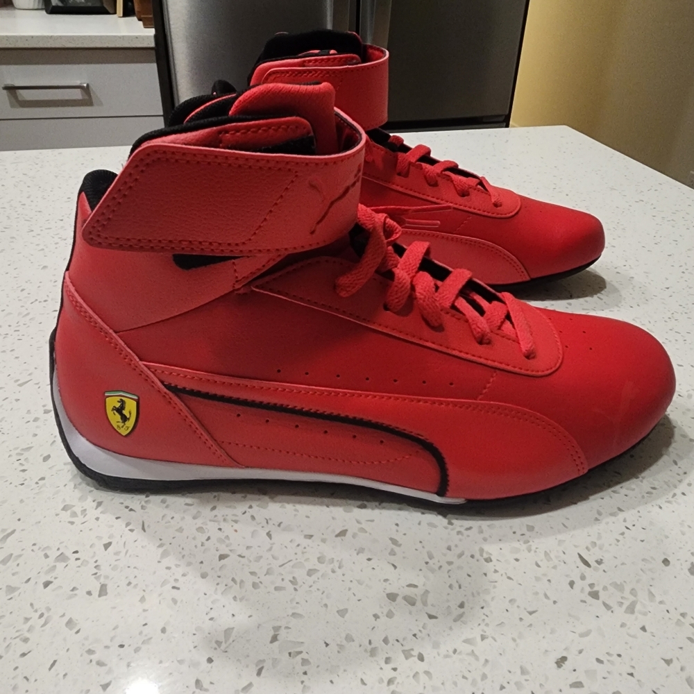 MENS PUMA FERRARI NEO CAT RED Mid MOTORSPORT F1 SCUDERIA Ferrari Shoes